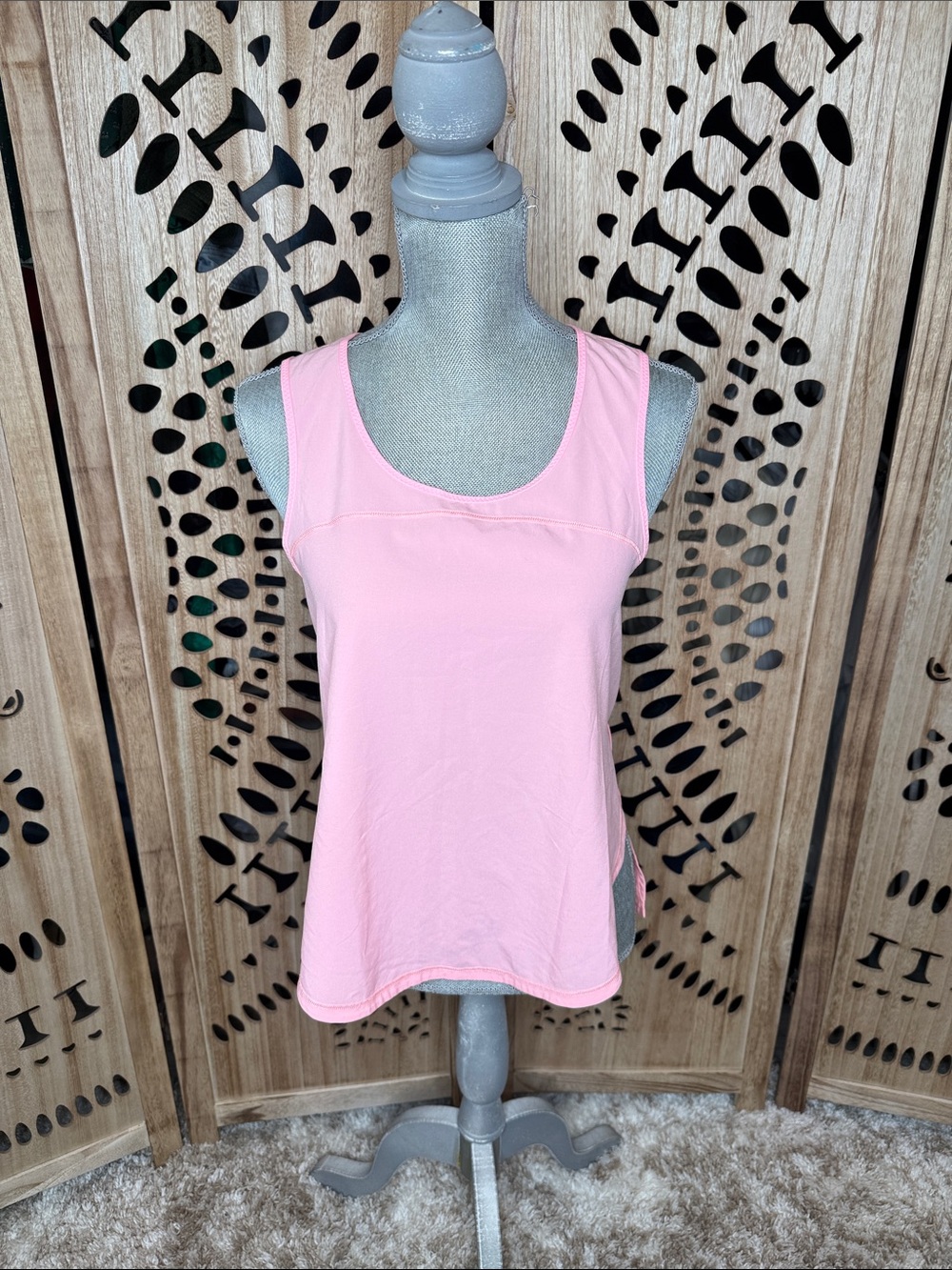 lululemon athletica Pink Scoop Neck Tank Top